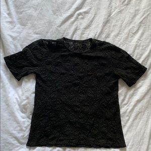 See Through Lace Top